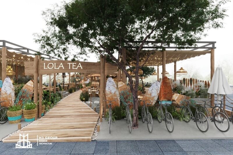 Phong cách Industrial với tường gạch thô cùng với trang trí bằng nội thất đa dạng, nhiều màu sắc, tạo nên một tổng thể vừa thô mộc vừa sống động, đầy cá tính