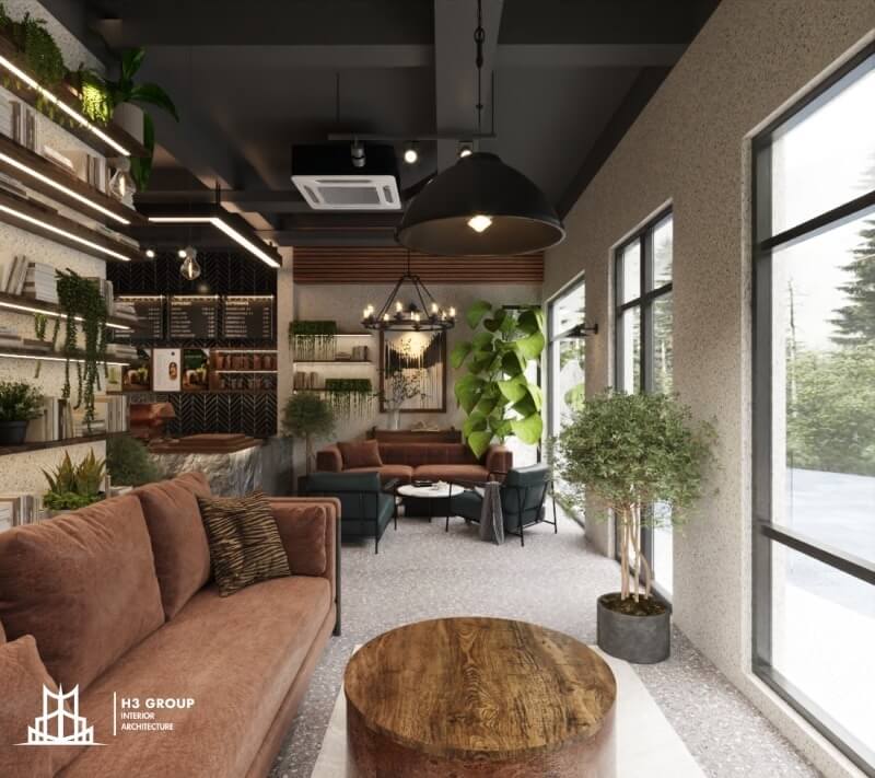 Phong cách Tropical, sử dụng gỗ tự nhiên và nhiều cây xanh cùng các chi tiết trang trí tạo nên một không gian ngoài trời thoáng đãng, mát mẻ và gần gũi với thiên nhiên nhiệt đới