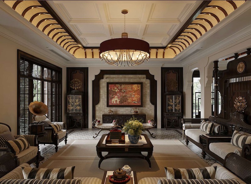 Cách tổ chức cửa và các khoảng hở hợp lý giúp luồng không khí lưu thông liên tục, tạo đối lưu tự nhiên, giữ không gian luôn thoáng đãng và dễ chịu