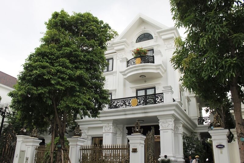 Thiết kế Vinhomes Riverside đặc trưng bởi kiến trúc Tân cổ điển Pháp/Ý sang trọng