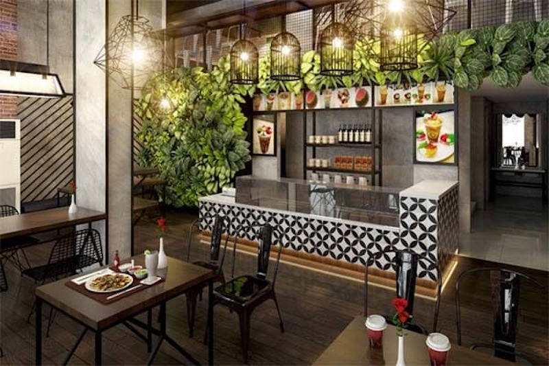 Nên sử dụng ghế kim loại, ghế nhựa thay vì sofa nỉ sáng màu để hạn chế bám bẩn