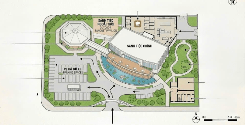 Bản vẽ quy hoạch tổng thể định hướng tổ chức không gian, phân khu chức năng và giao thông, đồng thời đảm bảo vận hành hiệu quả, an toàn, tối ưu chi phí