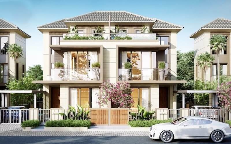 Vì sử dụng chung một bức tường ngăn cách, biệt thự song lập cần tăng cường cách âm, chống thấm và xử lý kết cấu để đảm bảo riêng tư, bền vững