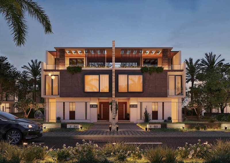 Thiết kế nội thất của biệt thự song lập cần phân chia công năng khoa học giữa không gian chung và riêng, đảm bảo lưu thông thuận tiện và tối ưu diện tích sử dụng