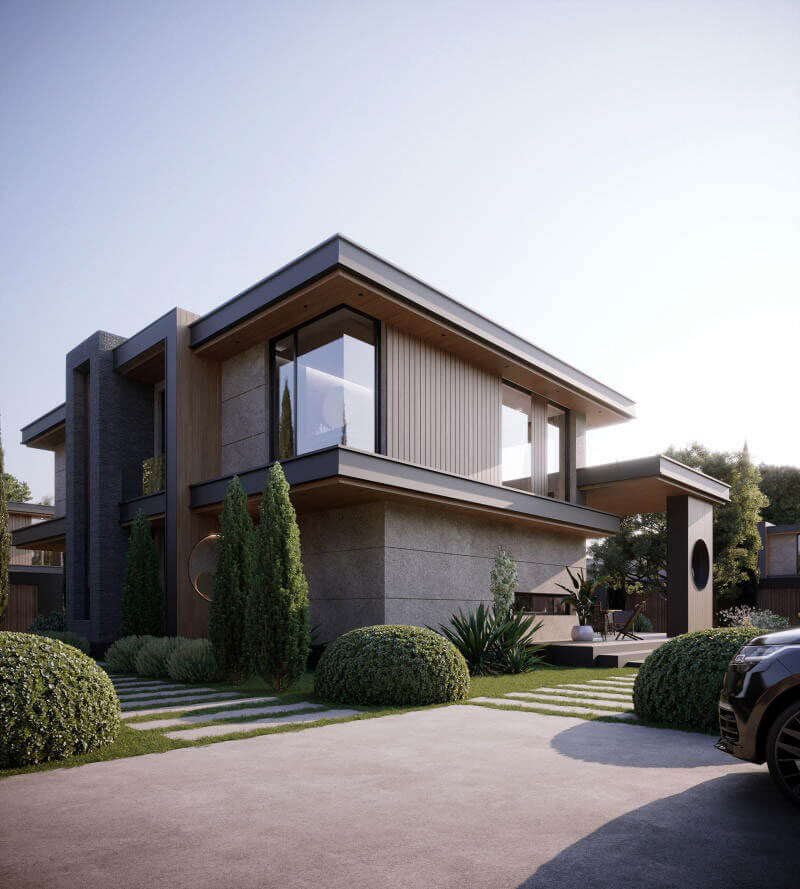 Biệt thự mái bằng cần giải pháp chống thấm và thoát nước vì mái dễ đọng nước mưa, xử lý đúng kỹ thuật giúp tránh thấm trần, nứt bê tông và hư hỏng kết cấu