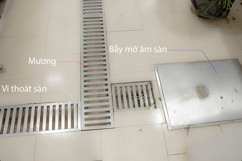 Tiêu chuẩn thoát nước và xử lý mùi là bắt buộc để đảm bảo vệ sinh an toàn thực phẩm, tránh tắc nghẽn - mùi hôi trong khu bếp và duy trì trải nghiệm dễ chịu cho khách hàng