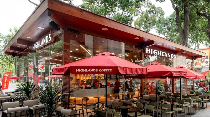 Chi phí đầu tư nhượng quyền Highlands khoảng 3-5 tỷ đồng, tùy mặt bằng, quy mô và vị trí, chi phí xây dựng thực tế 