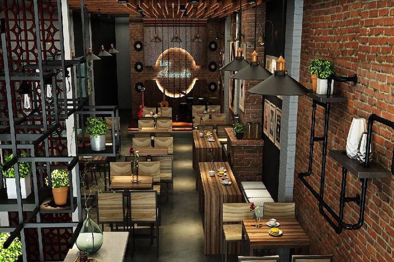 Chi phí mở quán cafe thép tiền chế 200m² thường dao động khoảng 800 triệu - 1.2 tỷ, tùy vật liệu khung thép, mái và mức độ hoàn thiện nội thất