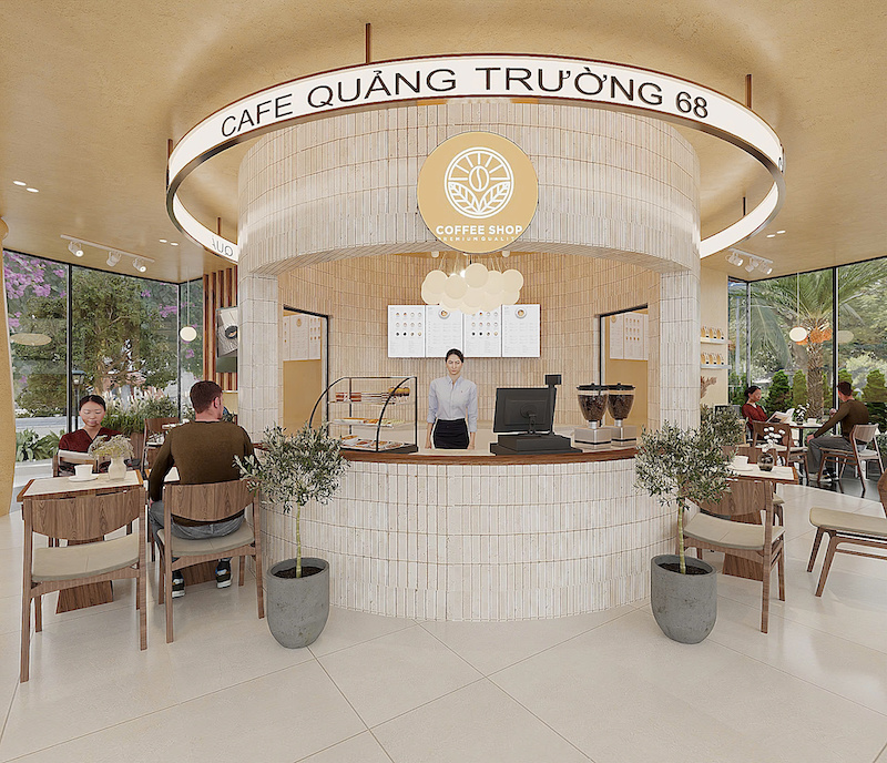 Coffee Shop 68 – Điểm dừng chân nổi bật giữa quảng trường