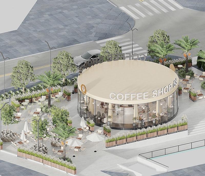 Coffee Shop 68 – Điểm dừng chân nổi bật giữa quảng trường