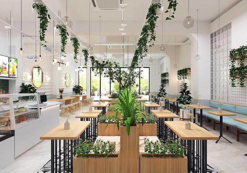 Gam màu trung tính như trắng, xám, be được ưu tiên sử dụng, tạo cảm giác nhẹ nhàng, dễ chịu và phù hợp với không khí buổi sáng