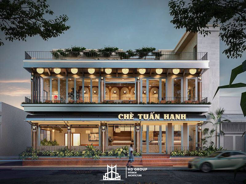 Công trình nhà hàng Chè Tuấn Hạnh do H3 Group thực hiện