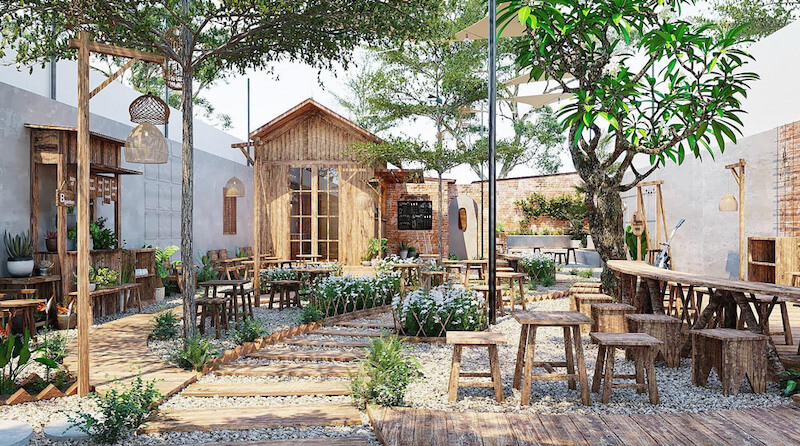 Quán ăn vặt ngoài trời nên tối ưu vận hành bằng cách bố trí khu bếp và quầy order hợp lý, quy trình phục vụ rõ ràng và sắp xếp không gian di chuyển thông thoáng