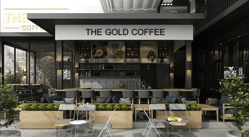 Quán sở hữu phong cách hiện đại với tông màu đen chủ đạo kết hợp chất liệu gỗ sáng màu tạo nên vẻ đẹp vô cùng sang trọng và tinh tế