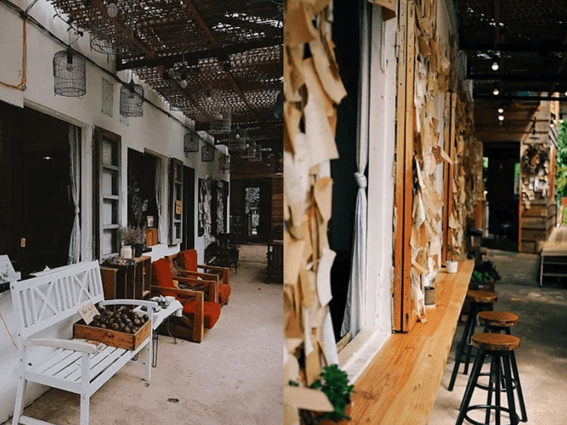 Các góc nhỏ trong quán được chăm chút tỉ mỉ, tạo thành nhiều điểm check-in mang tính hoài niệm và rất thu hút khách trẻ